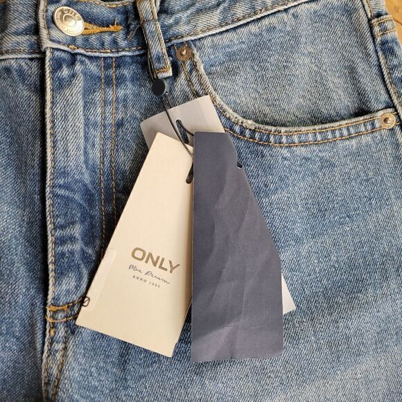ONLY Jeans High Waist straight Cropped size 27 4 - Picture 4 of 12